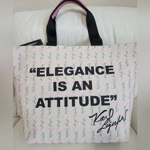 KARL LAGERFELD KRISTEN TOTE BAG